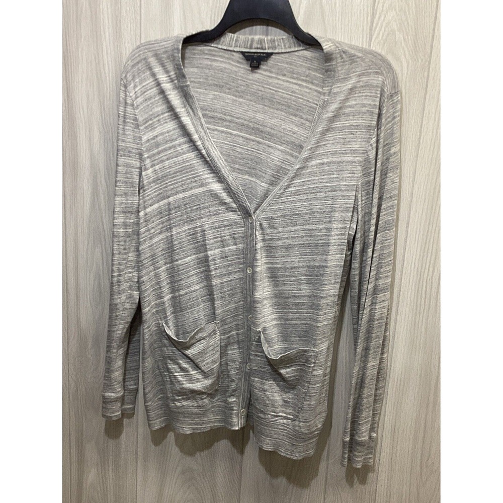 BANANA REPUBLIC Women's (Size XL) Long Sleeve Button Up Cardigan 100% Cotton